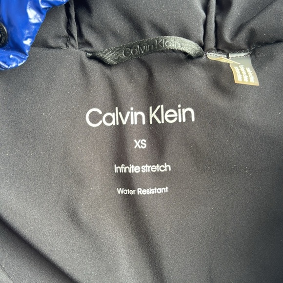 Calvin Klein Men’s Hooded Puffer Vest Size XS Royal Blue - Picture 5 of 5